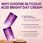 Benefits_list_of_glycolic_acid_bright_day_cream_for_spot_lightening_UV_protection_and_skin_repair