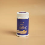 Glucosamine_Chondroitin_supplement_bottle_on_beige_background_slightly_angled_10536595-fe5d-4bc8-a56f-fba88c109114