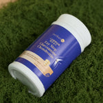 Glucosamine_Chondroitin_supplement_bottle_on_black_background_straight_view