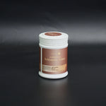Schisandra_Tablet_supplement_jar_with_brown_label_on_black_background