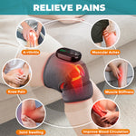 TENS microcurrent facial massage device demonstrating lifting and tightening of facial contours with LED indicators.
